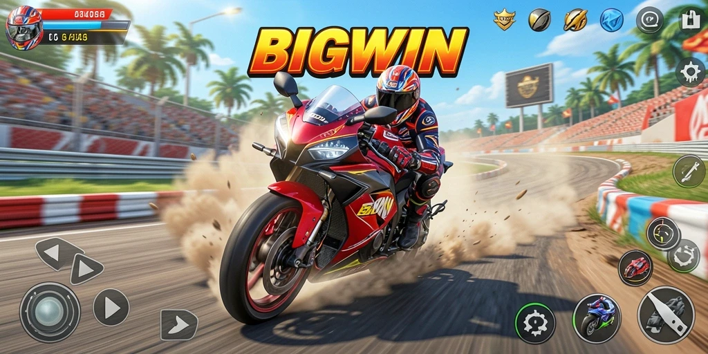 Tampilan gameplay seru dan menegangkan dalam BIGWIN.