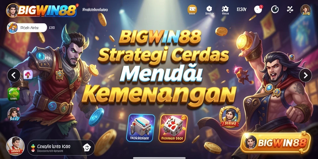 Tampilan gameplay seru dan mendebarkan dari BIGWIN88.