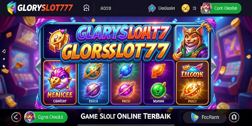 Screenshot gameplay <strong>GLORYSLOT777</strong> yang seru dan menantang.