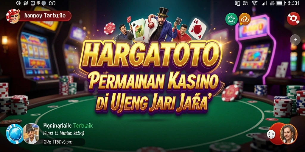 Screenshot HARGATOTO menampilkan gameplay menarik permainan Kasino.