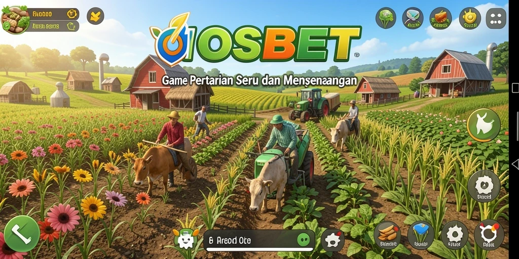 Tampilan gameplay menawan di IOSBET dengan kebun yang hijau.