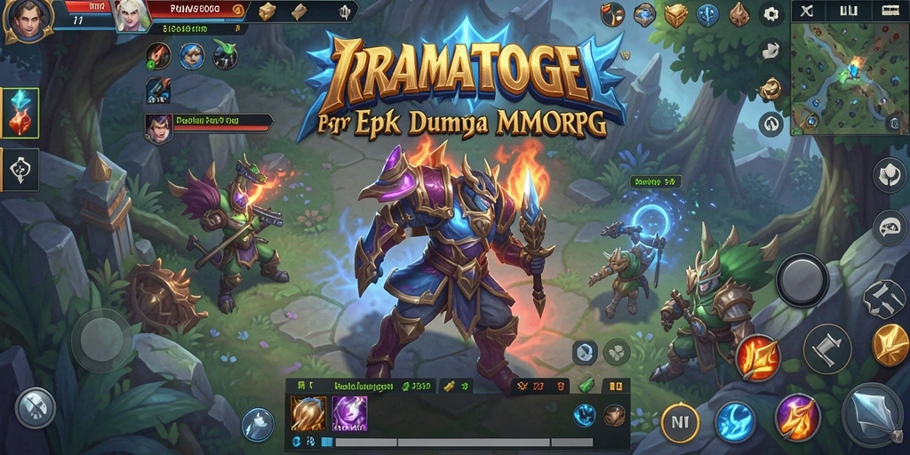 Screenshot IRAMATOGEL menunjukkan gameplay dinamis yang seru.