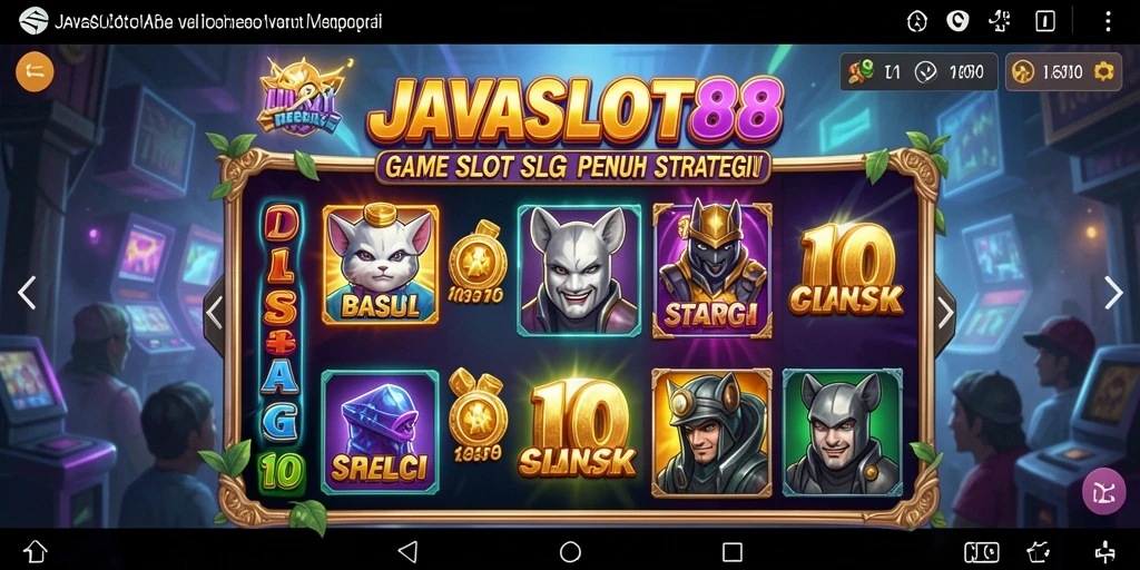 Screenshot gameplay <strong>JAVASLOT88</strong> yang menampilkan aksi seru permainan SLG.