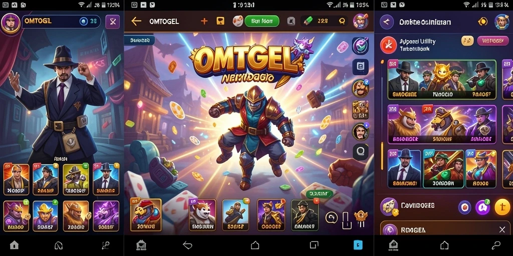 Tampilan menarik aplikasi OMTOGEL yang memudahkan pengguna