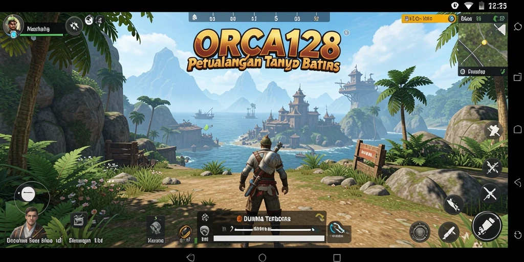 Tampilan gameplay nyata di dunia Open World yang luas.