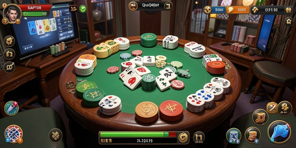 Tampilan gameplay QiuQiu yang seru dan menantang di SIAP108.